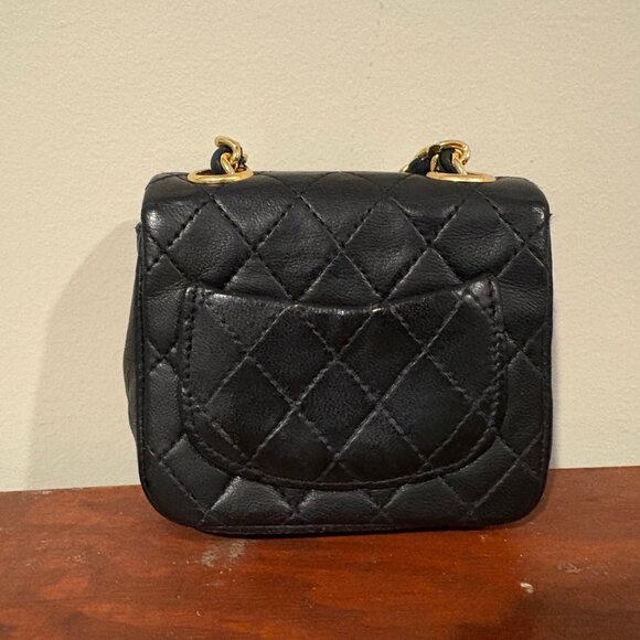 Chanel Vintage Matelassé Quilted Micro Mini Flap Bag - Picture 4 of 14